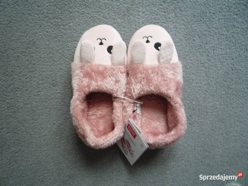 Cleve Kapcie damskie r 39 Różowe Ciepłe Lekkie