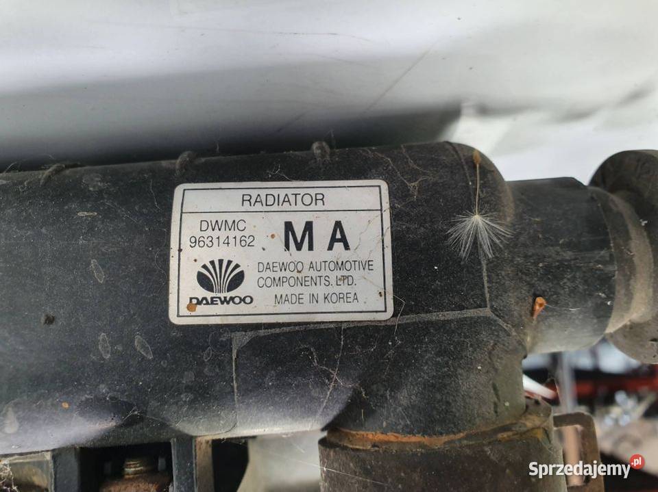 CHŁODNICA WODY DAEWOO MATIZ osobowe Lipno