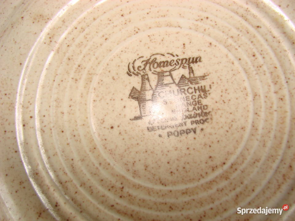 Homespun Churchill talerz Poppy