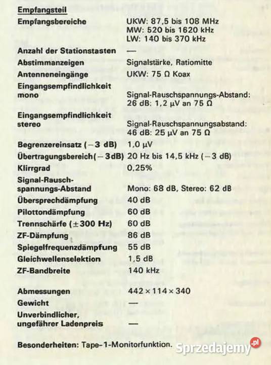 Zestaw stereo vintage Saba RS910 i CD270