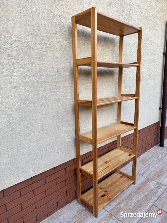 Półka drewniana regał szafka wieszak