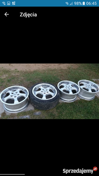 Alufelgi z rantem 5x100 ET 35 R17 Stalowa Wola