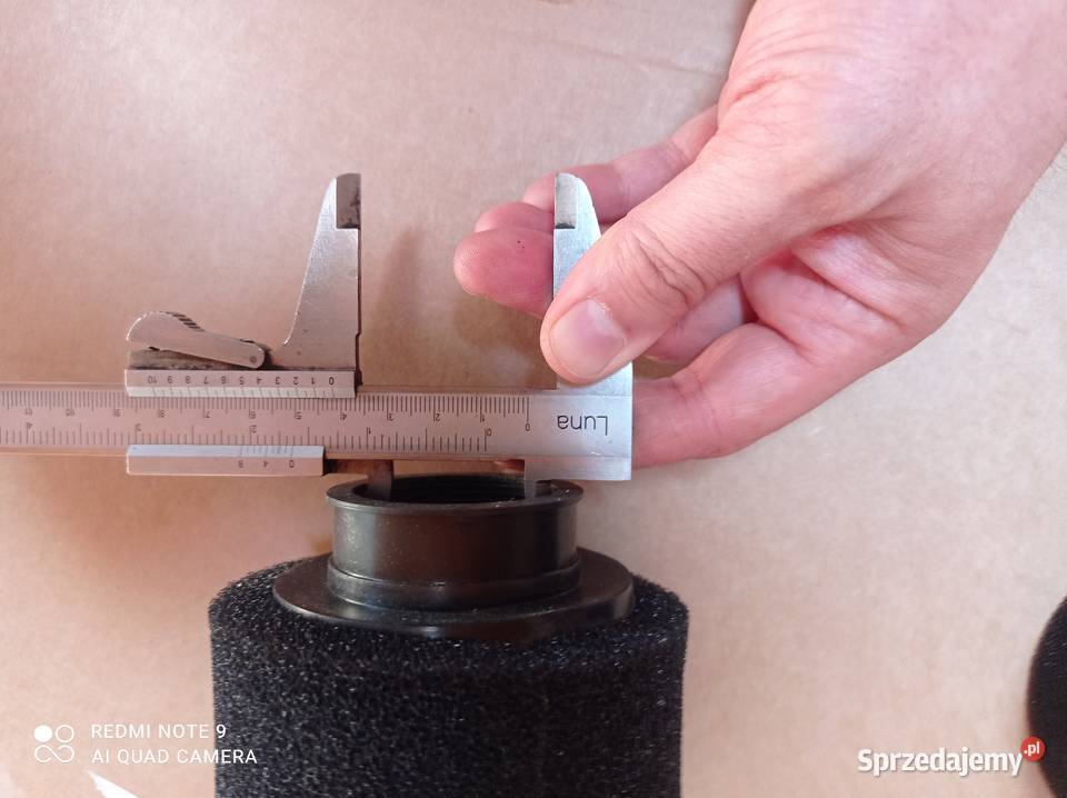 Filtry powietrza gąbkowe na srednice 42mm