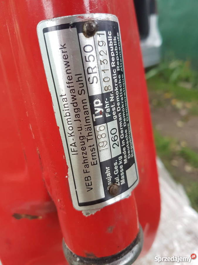 Rama simson sr50 Elementy nadwozia Bielawa