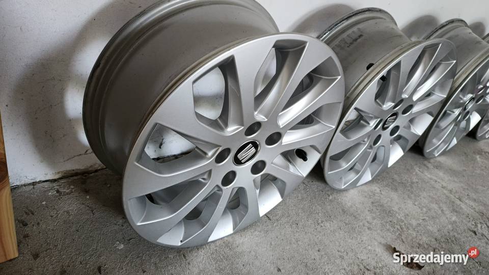 Felgi aluminiowe do Seata ET 46 5x112 stan Średnica 16" Ostrowiec Świętokrzyski