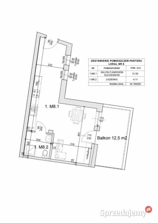 Kawalerka w centrum taras nowoczesne osiedle kujawsko-pomorskie Szubin