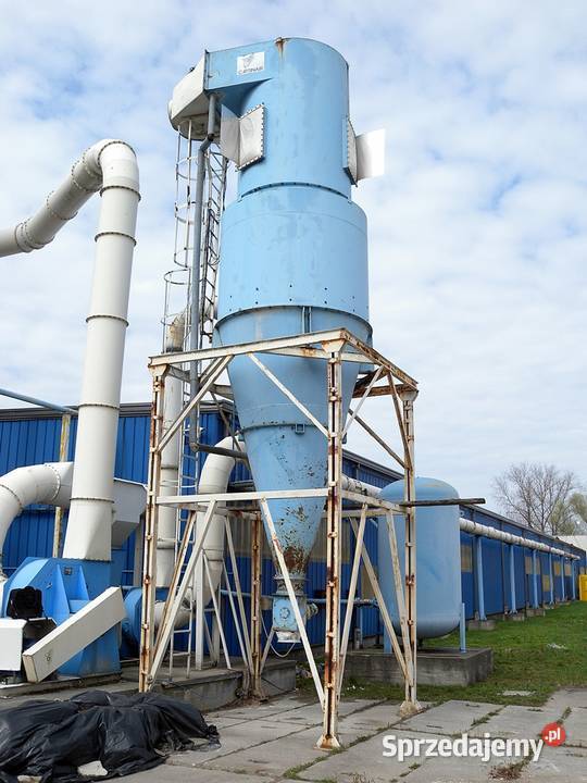 Odciąg trocin pyłu filtr cyklofiltr Cattinair Sieniawa