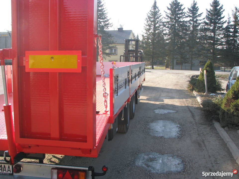 Przyczepa tandem niskopodwoziowa Borek Stary