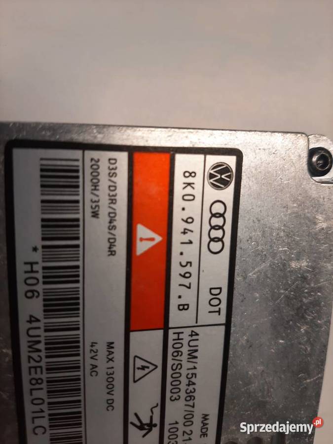 Przetwornica xenon Skoda VW Audi 8K0941597B osobowe Łódź
