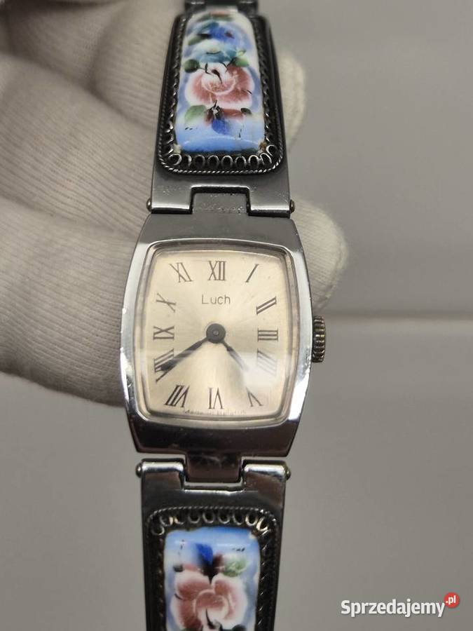 Zegarek koktajlowy ŁuczLuch ceramika Damskie Chorzów