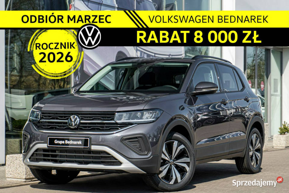 Volkswagen TCross Life Plus 10 TSI 95 Odbiór T-Cross Łódź