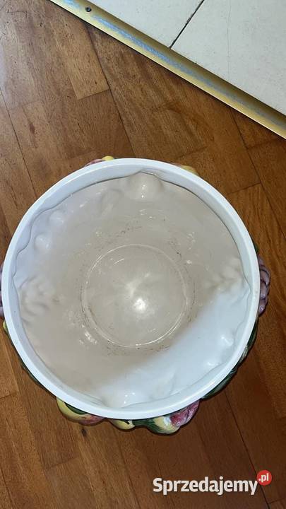 Postument doniczką Ceramiczny z owocami Wygląda Gdańsk