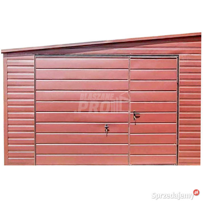 Garaż Blaszany 45x7m Brama uchylna Ciemny Brąz Bydgoszcz sprzedam