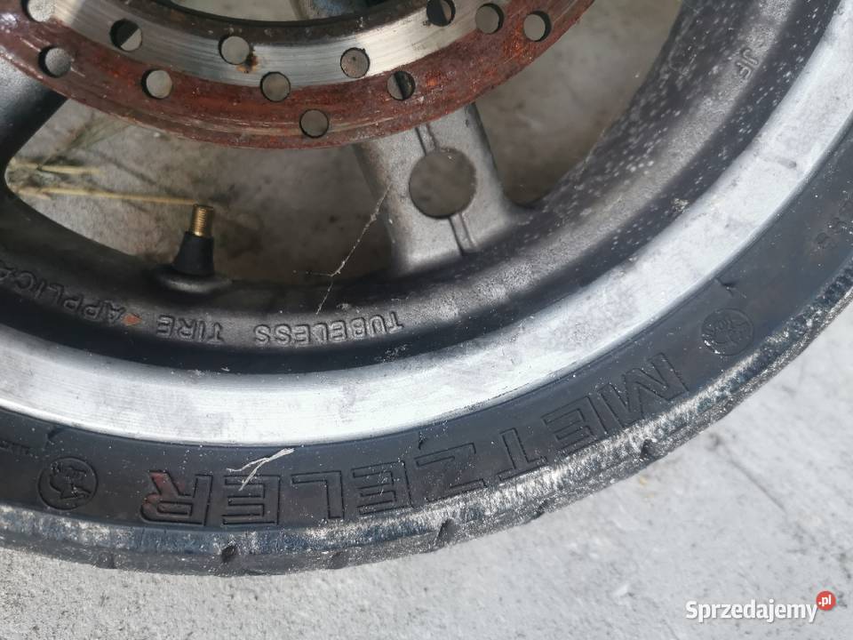 Felga hyosung ms3 125 opona Metzeler feelfree Przysucha
