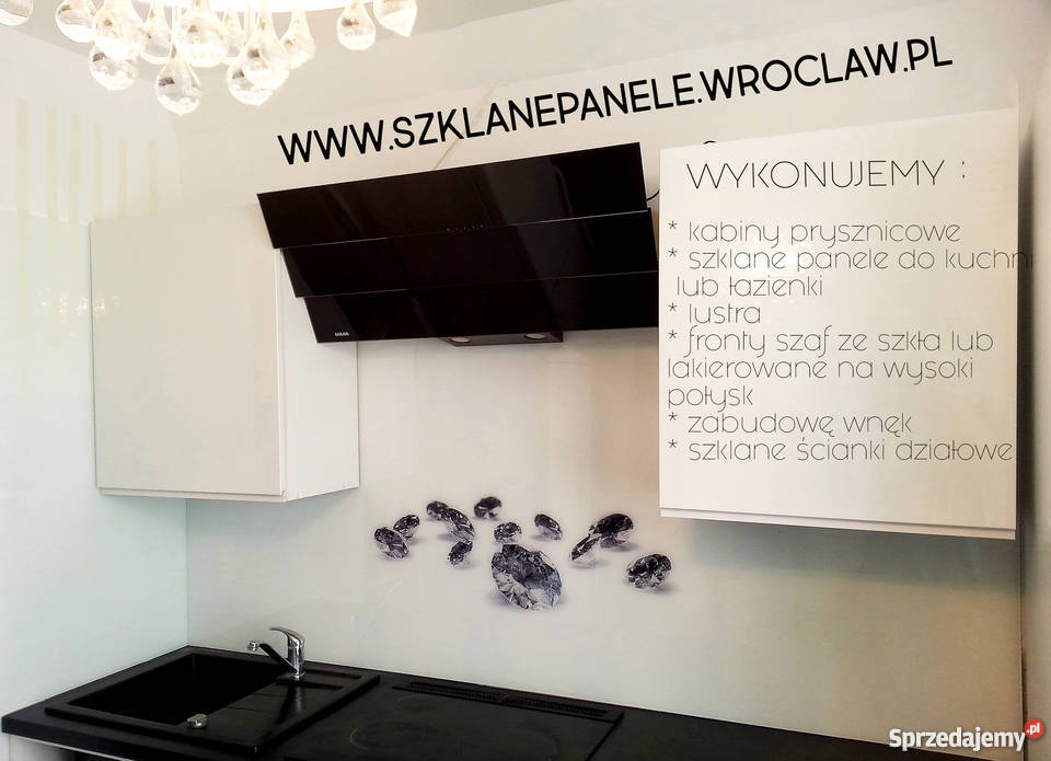 Grafika na szkle Panele szklane Lacobel Usługi Wrocław