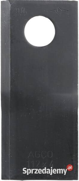 Nożyk kosiarki rotacyjnej prawy 112x48x4 mm Rolnictwo Kamionna