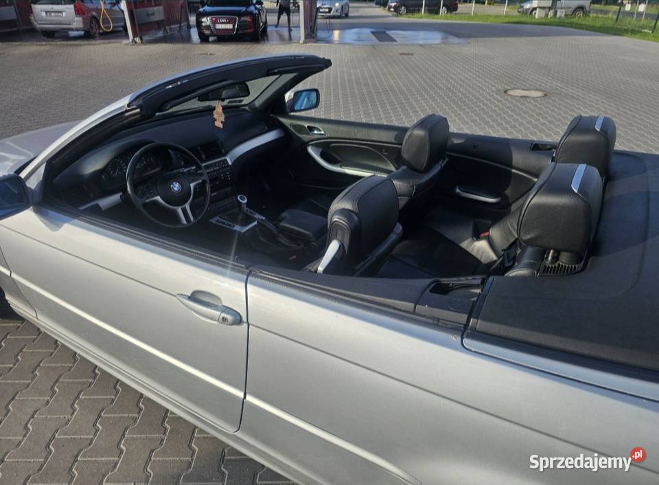 Bmw e46 cabrio 20i 2006r zadbana zamiana skórzana tapicerka kujawsko-pomorskie Wójcin