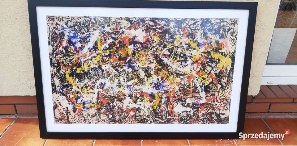 Obraz Jackson Pollock abstrakcja ekspresjonizm Obrazki i obrazy Garwolin