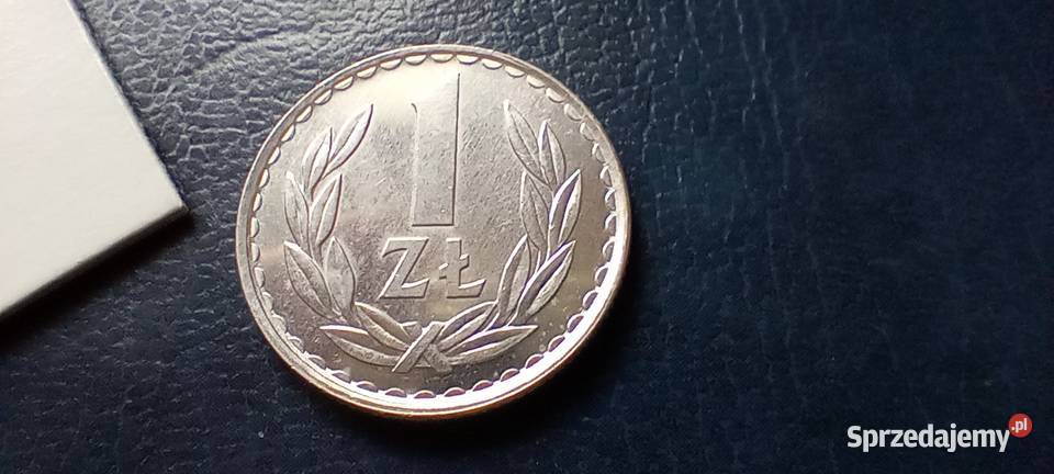 Stare monety 1 złoty 1982 piękna PRL Polska Lesko
