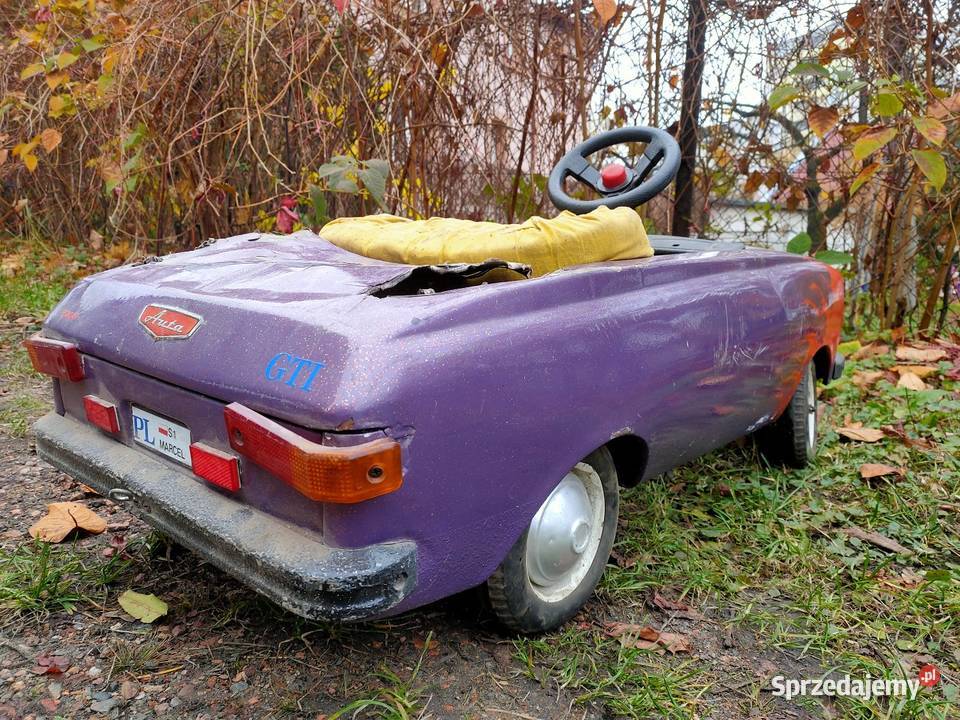 Moskwicz azak autko na pedały do renowacji czerwony Bielsko-Biała sprzedam