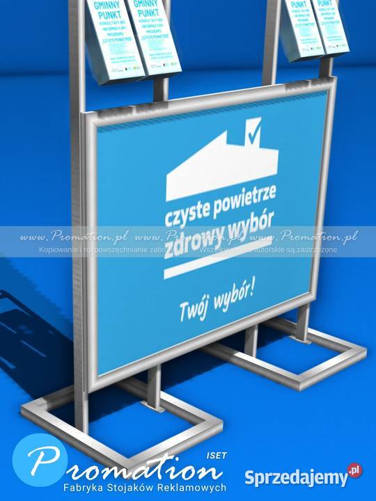 Ścianka reklamowa na plakat A1 8 ulotek DL do Kraków