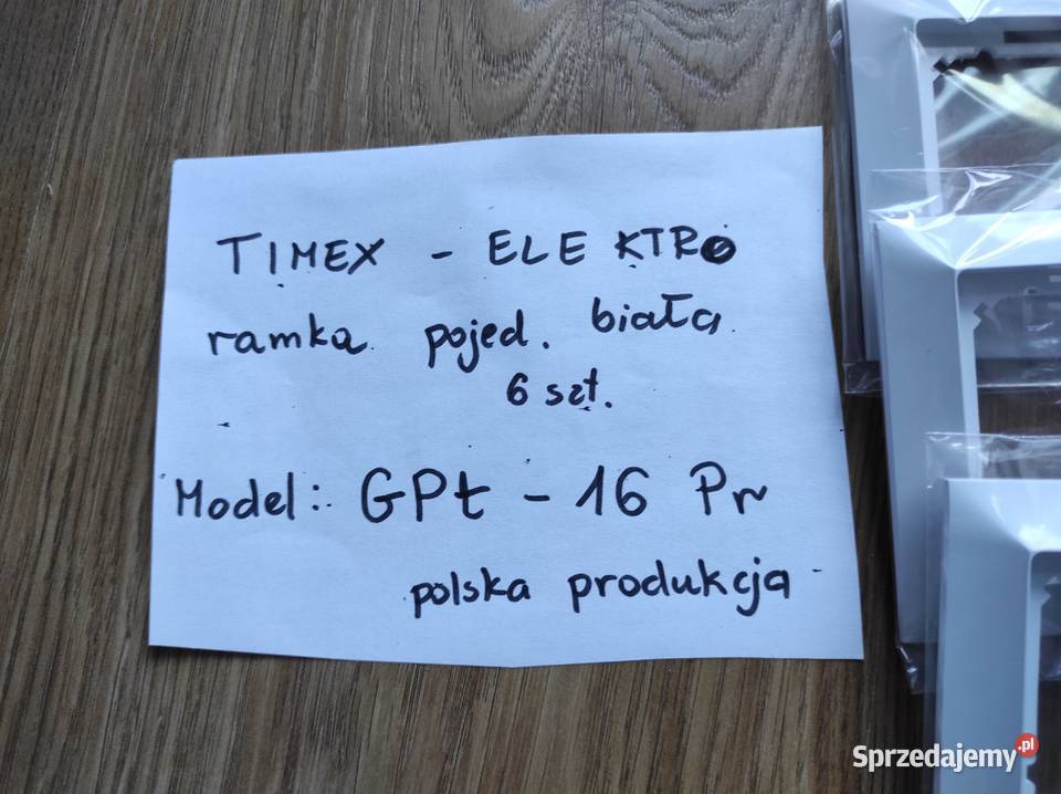 Timex electro 6 ramek pojedynczych bialych Płock sprzedam