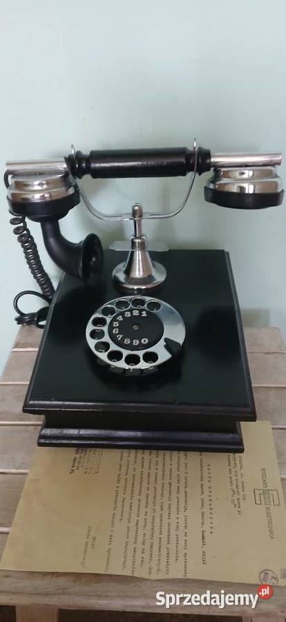Telefon kolekcjonerski firmy Sawa z czasów PRL u