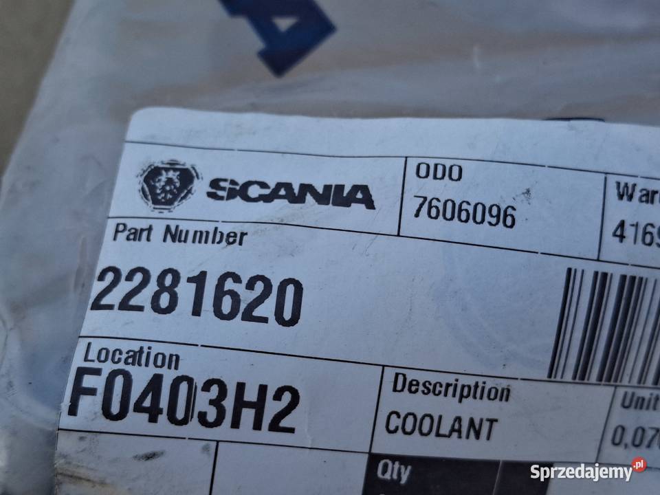SCANIA D13 DC13 PRZEWÓD OLEJOWY TURBOSPRĘŻARKI ciężarowe sprzedam