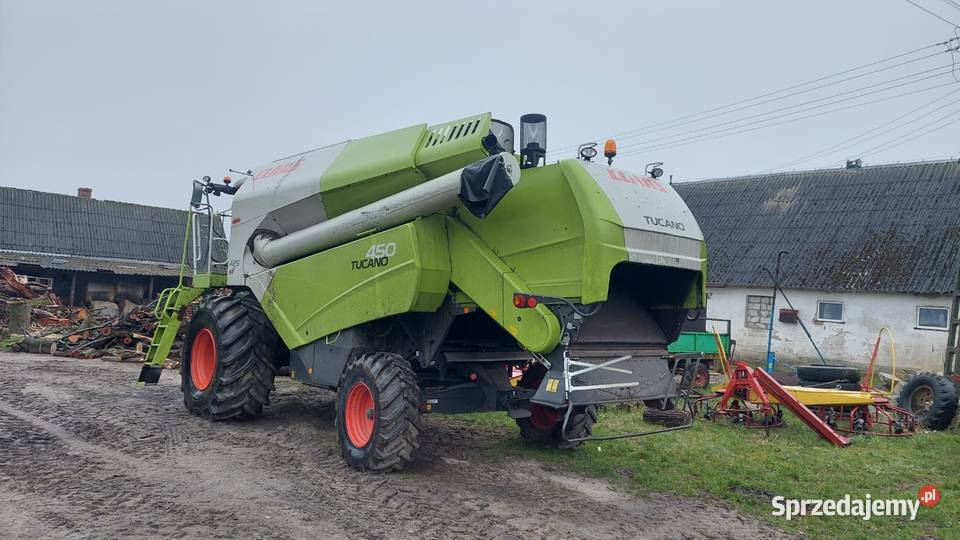 Claas tucano 450 Kombajny warmińsko-mazurskie Grabowiec