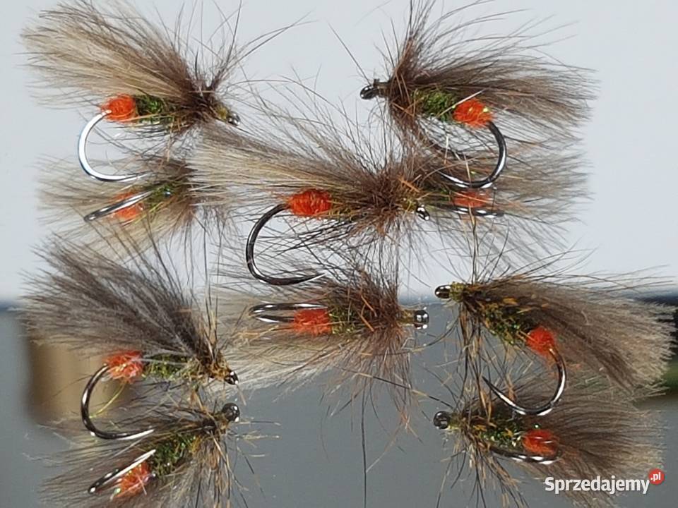 Sztuczne muchy suche chruściki Leśna