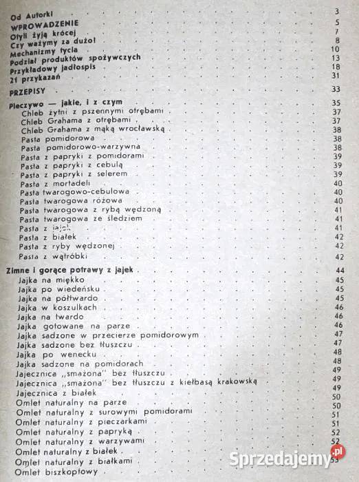 Potrawy niskokaloryczne Zofia Zawistowska Pozostałe Chełm sprzedam