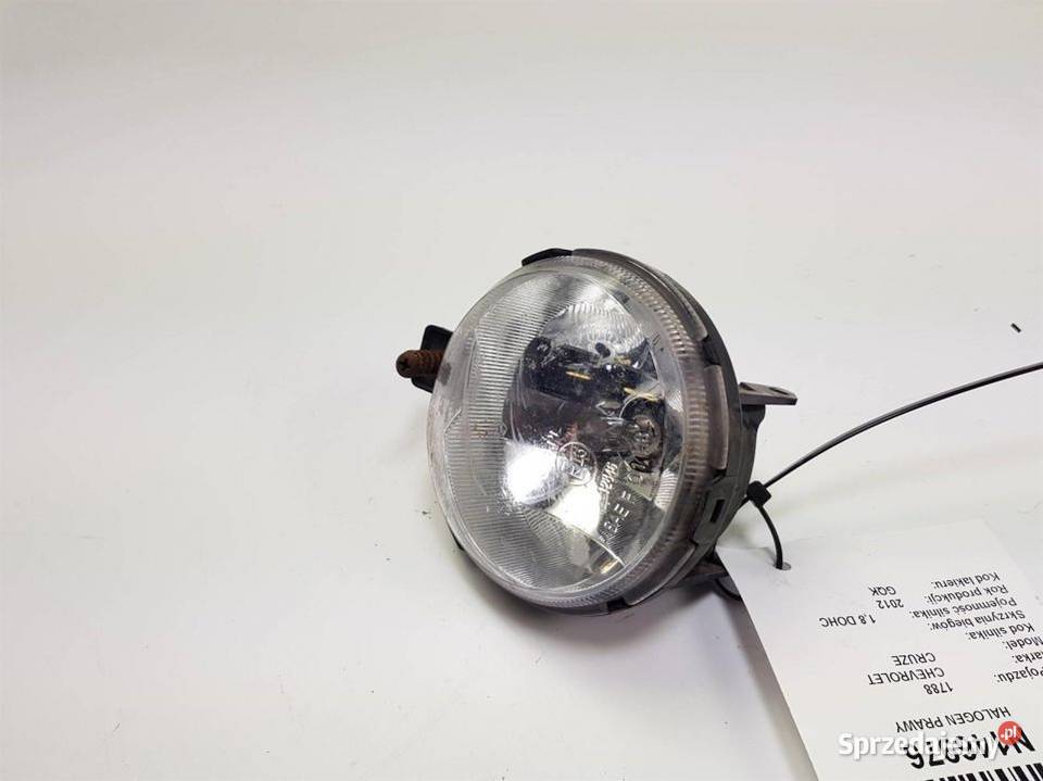 HALOGEN PRAWY CHEVROLET CRUZE Lipno