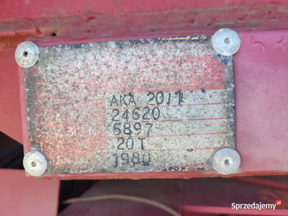 Przyczepa wyrotka 20t Przyczepy rolnicze Zaklików