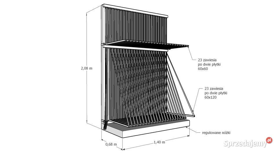 Ekspozytor Książkowy na płytki kamie Biblioteka Katowice sprzedam
