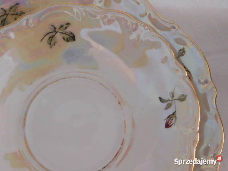 trio do kawy Raichenbach Bavaria 351 Fiaf Porcelana i szkło Szczecin