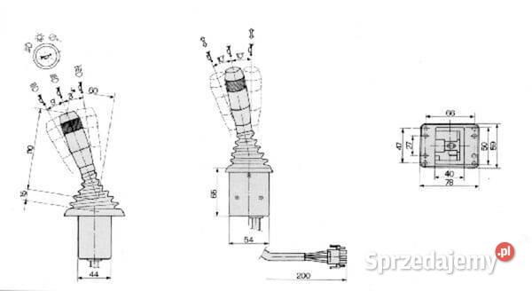 Przełącznik wielofunkcyjny 01227000 Do maszyn uprawowych małopolskie Kamionna