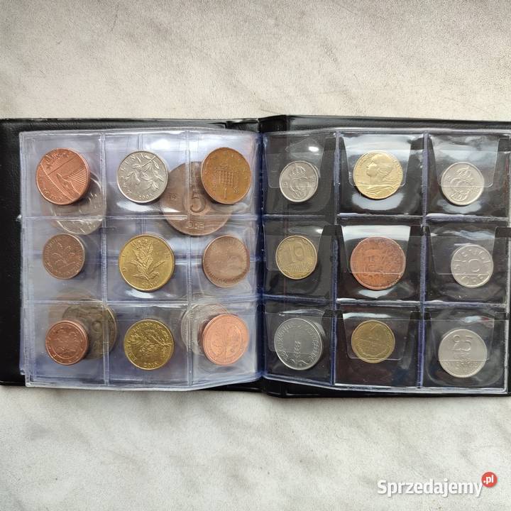 Albumklaser z monetami sprzedam