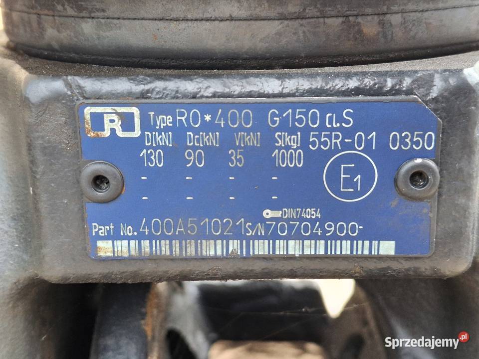 ROCKINGER HAK ZACZEP SPRZĘG FI 40 RINGFEDER Bieleń