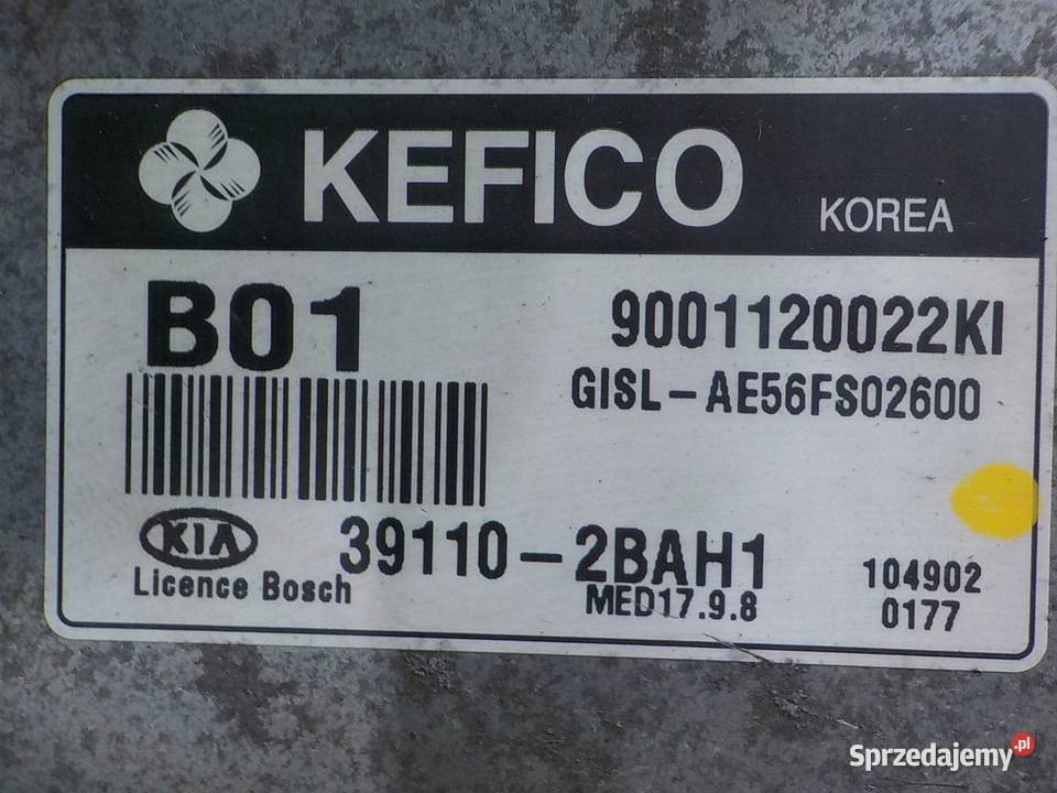 KIA SPORTAGE III 16 B 10r 5D sterownik komputer mazowieckie sprzedam