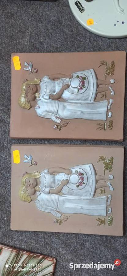 Kafel ceramiczny z Parą Sygnowany Jie Gantofta
