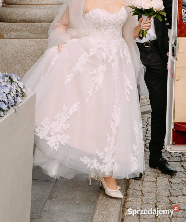 Suknia ślubna Justin Alexander Signature Rozmiar 36(S) mazowieckie Warszawa