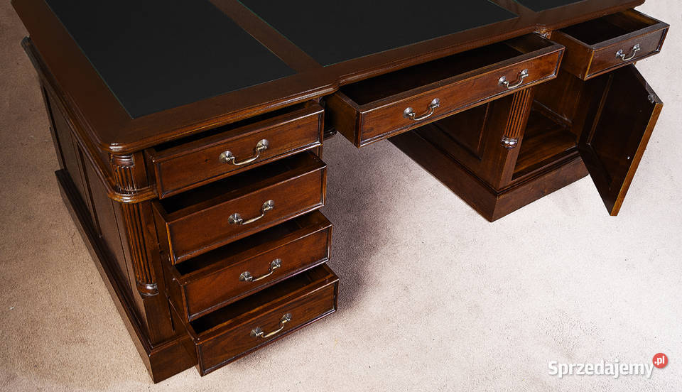 Nowe biurko angielskie 180 gabinet dwustronne Września