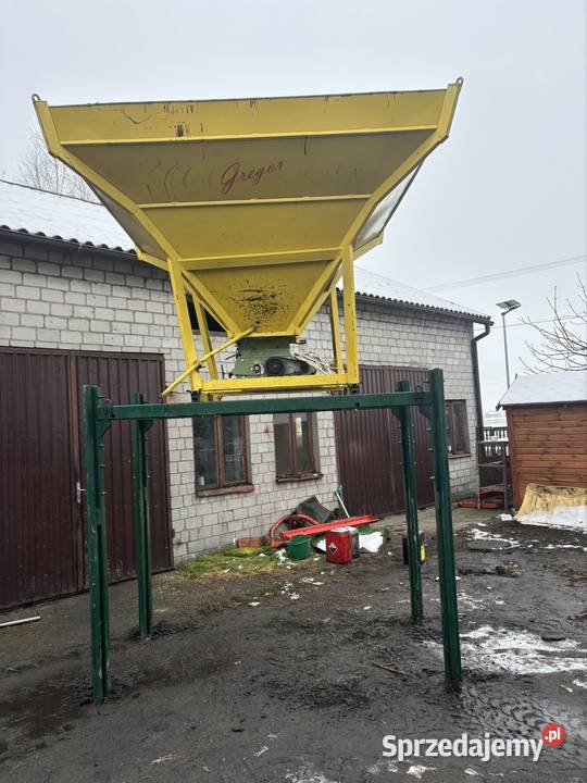 Śrutownik Gniotownik duży kosz zasypowy Sipma Będków-Kolonia sprzedam