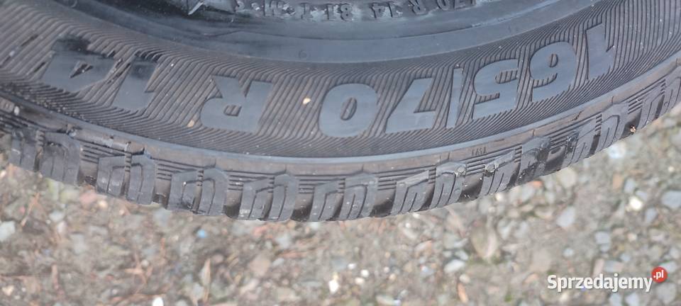 Opony zimowe SEMPERIT 16570R14 7 mm bieżnika sprzedam