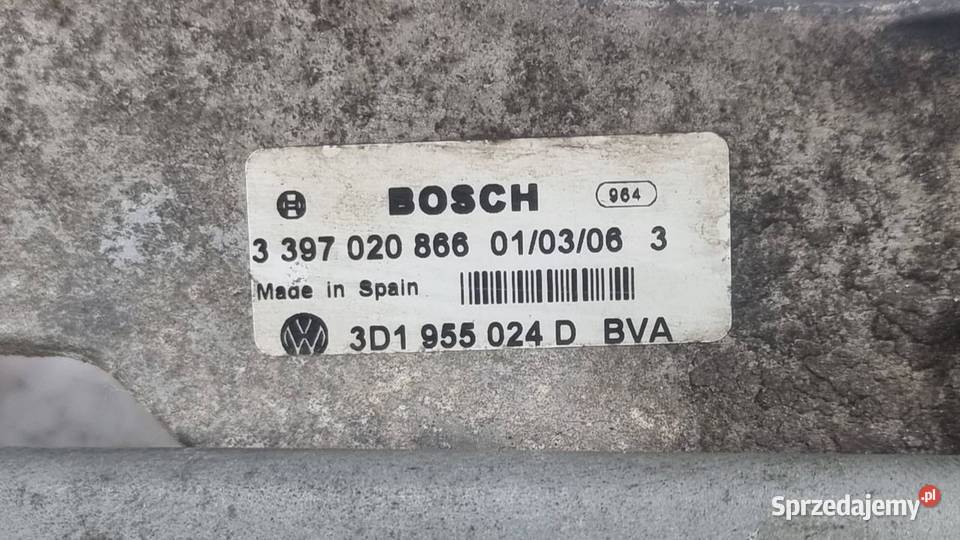 MECHANIZM WYCIERACZEK PRZÓD VOLKSWAGEN PHAETON kujawsko-pomorskie sprzedam