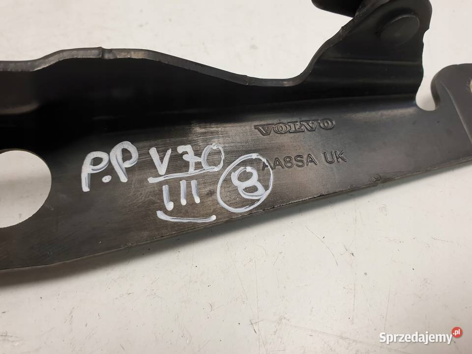 Volvo V70 III PRAWY PRZEDNI ZAWIAS MASKI Przód