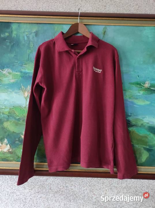 Donnay oryginalna koszulka bluza polo burgund Rozmiar XL Kielce