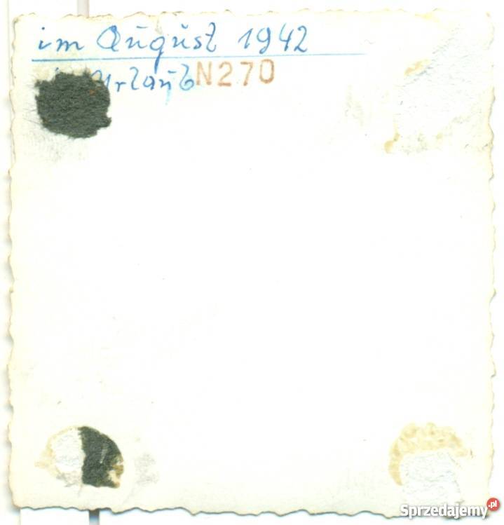 Stara fotografia kobiety 1942 opis