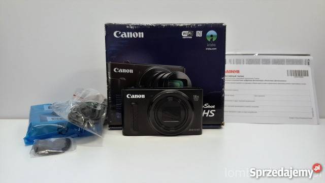 Aparat Canon PowerShot 610 HS czarny mazowieckie Warszawa