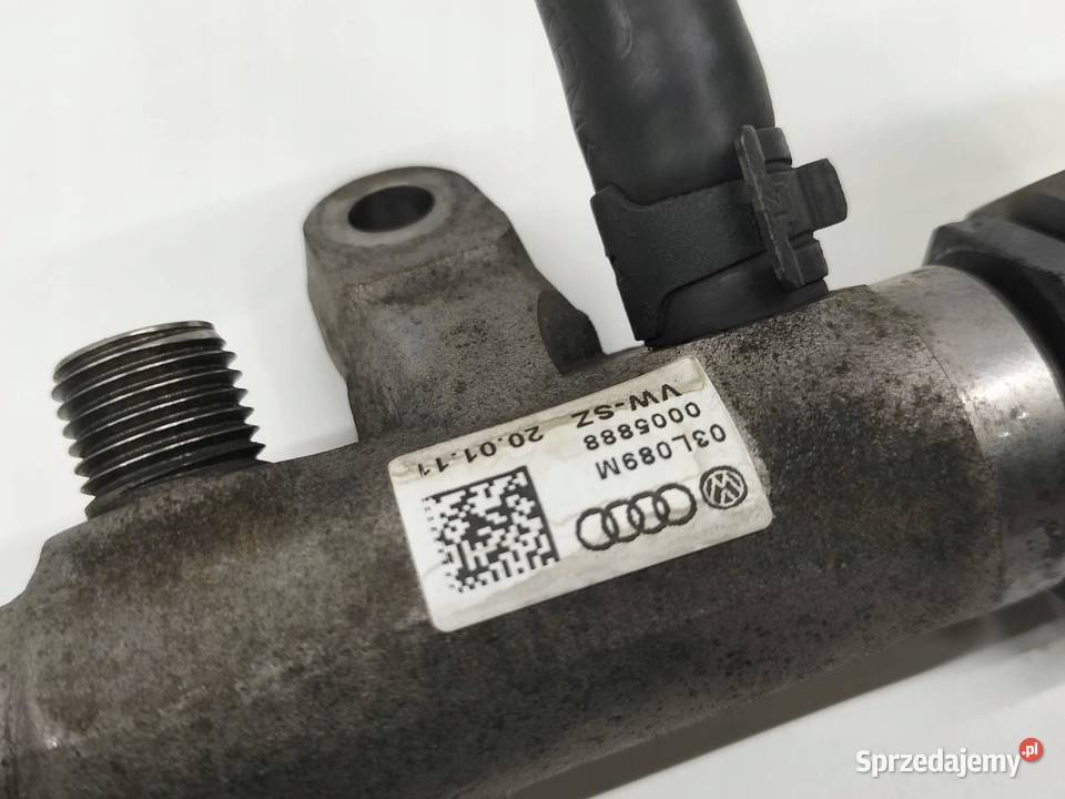 LISTWA WTRYSKOWA 057130764H 0281006003 20 TDI VW Rok produkcji 2011 Listwy wtryskowe